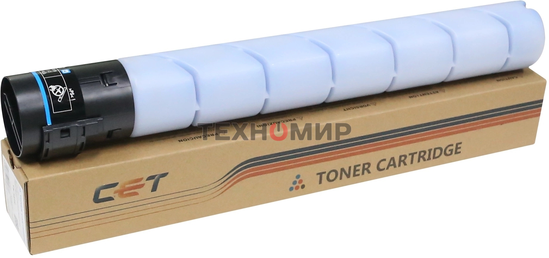 Картридж лазерный CET для Konica Minolta Bizhub C227/C287 Голубой (NF8) 467г, 21000 стр. (A8K3430/A8K3450/TN-221C)