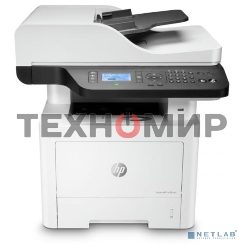 МФУ лазерное HP Laser MFP 432fdn (7UQ76A), А4, ч/б, печ. 40 стр/мин., скан. до 24 стр/мин. (ч/б) 12 стр/мин. (цвет), 1200 x 1200 dpi, Ethernet (RJ-45), USB