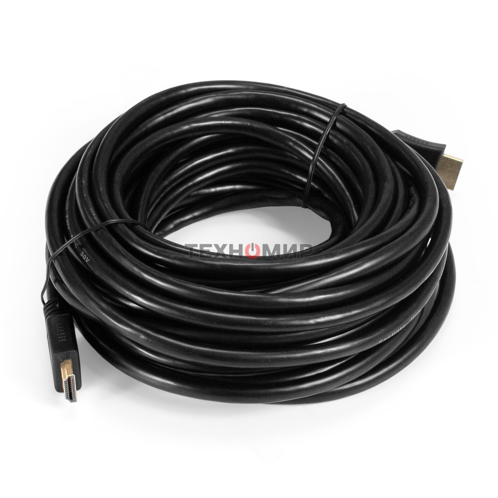 Кабель HDMI ExeGate EX-CC-HDMI2-10.0 (19M/19M, v2.0, 10м, 4K UHD, Ethernet, позолоченные контакты)