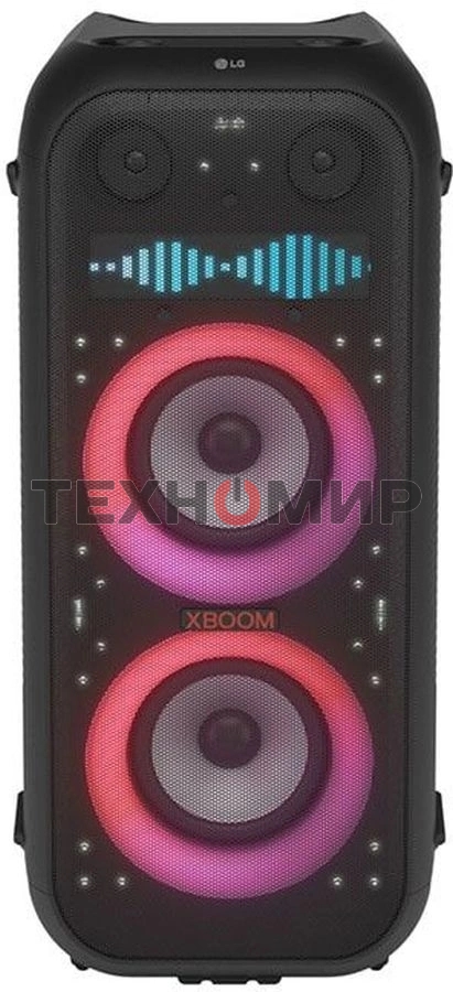 Минисистема LG XBOOM XL9T черный/красный 1000Вт USB BT
