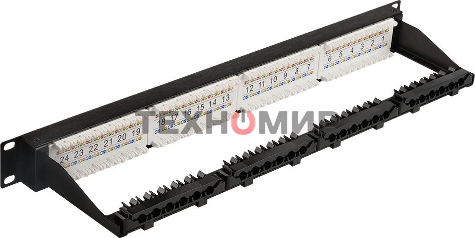 Патч-панель Lanmaster LAN-PPN24U5E 19