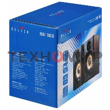 Акустическая система Oklick OK-161 2.0 темное дерево 6Вт