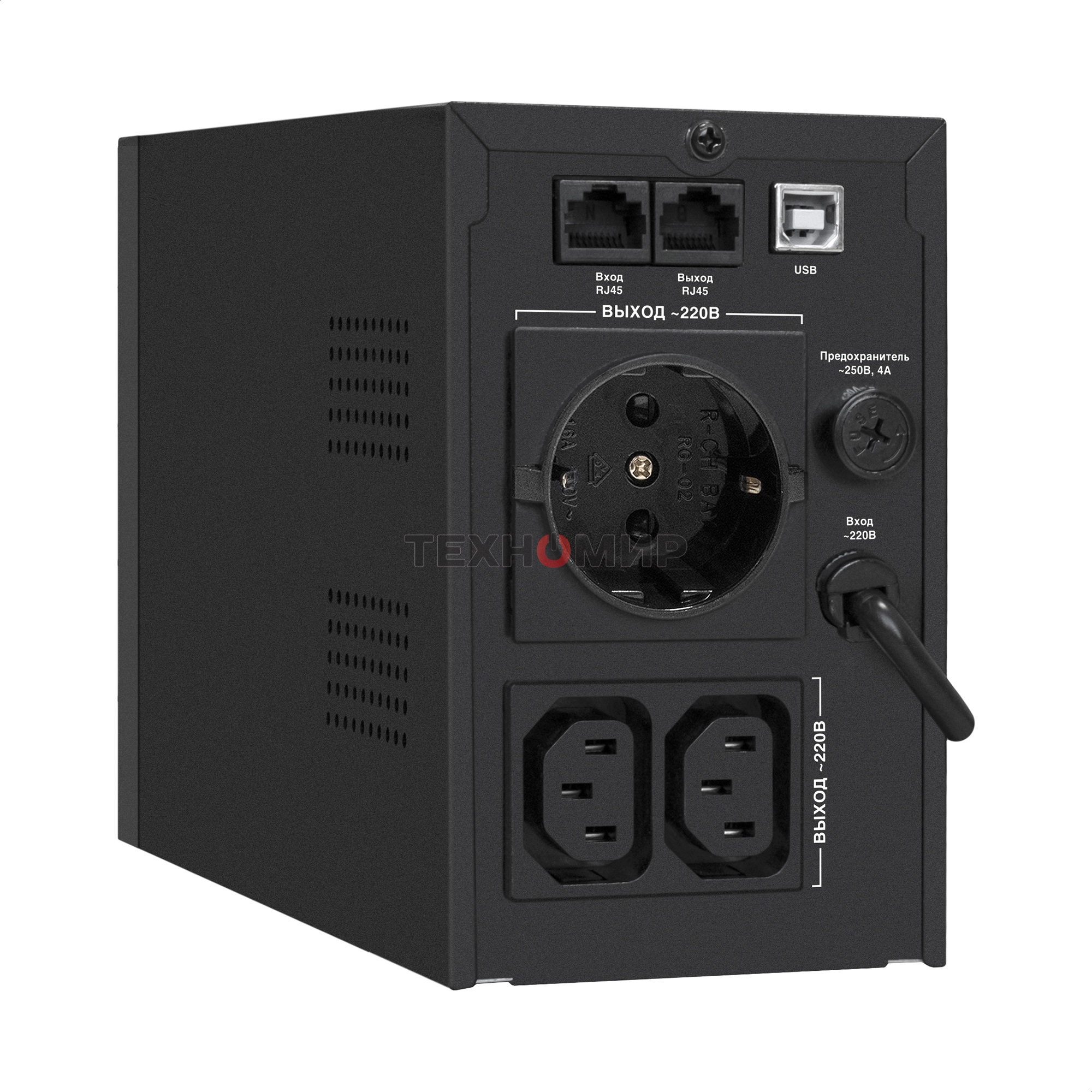 Источник бесперебойного питания ExeGate SpecialPro UNB-650.LED.AVR.1SH.2C13.RJ.USB