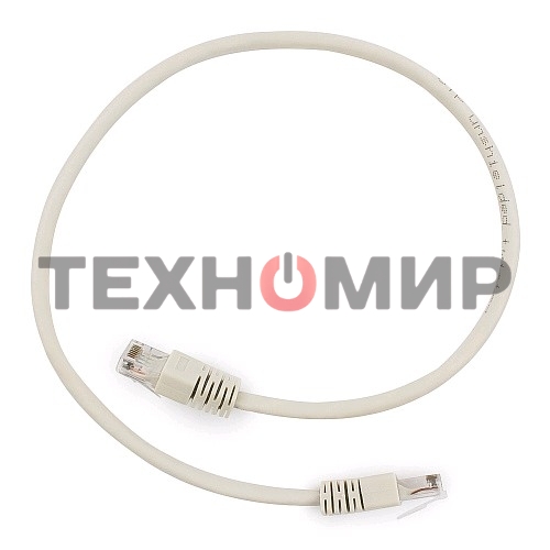 Патч-корд UTP Cablexpert cat.6, 0.5м, литой, многожильный, серый