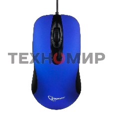 Мышь проводная Gembird MOP-400-B синий, 1000 dpi, USB, кнопки - 3