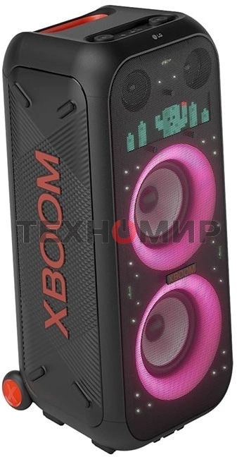 Минисистема LG XBOOM XL9T черный/красный 1000Вт USB BT