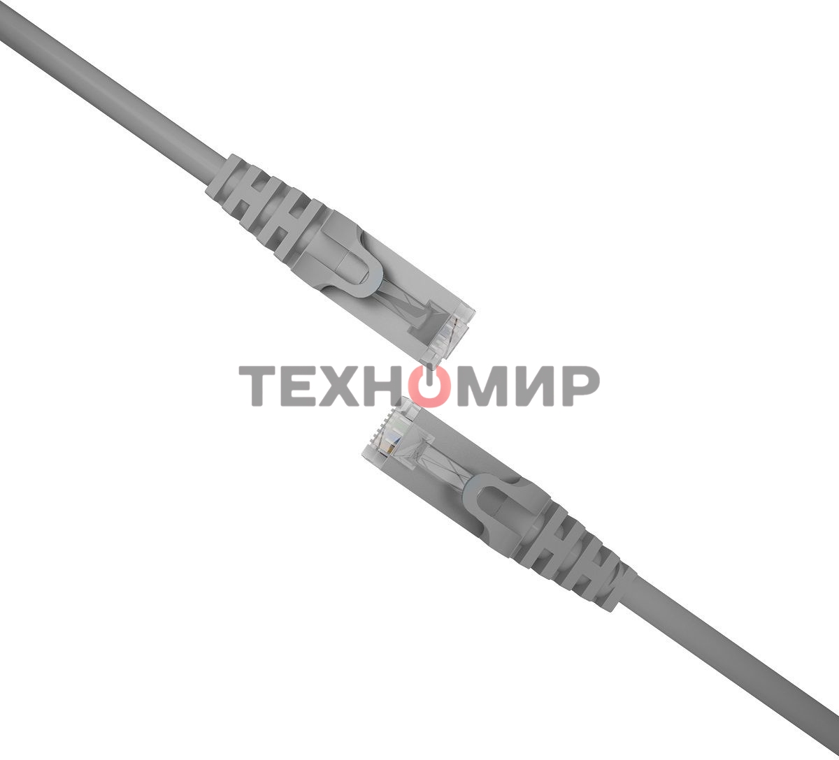 Патч-корд NTSS NTSS-PC-FTP-RJ45-5e-0.5-LSZH-GY NTSS-PC-FTP-RJ45-5E-0.5-LSZH FTP RJ-45 вил.-вилка RJ-45 cat.5e 0.5м серый LSZH (уп.:1шт) 26AWG