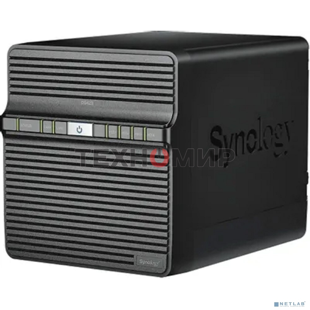 СХД SYNOLOGY настольное исполнение 4BAY NO HDD DS423