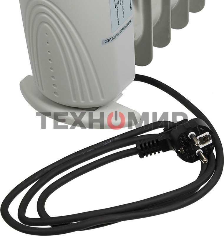 Обогреватель масляный Ресанта ОММ-7Н (7 секций) белый, 700 Вт, 10 м2, термостат 67/3/1