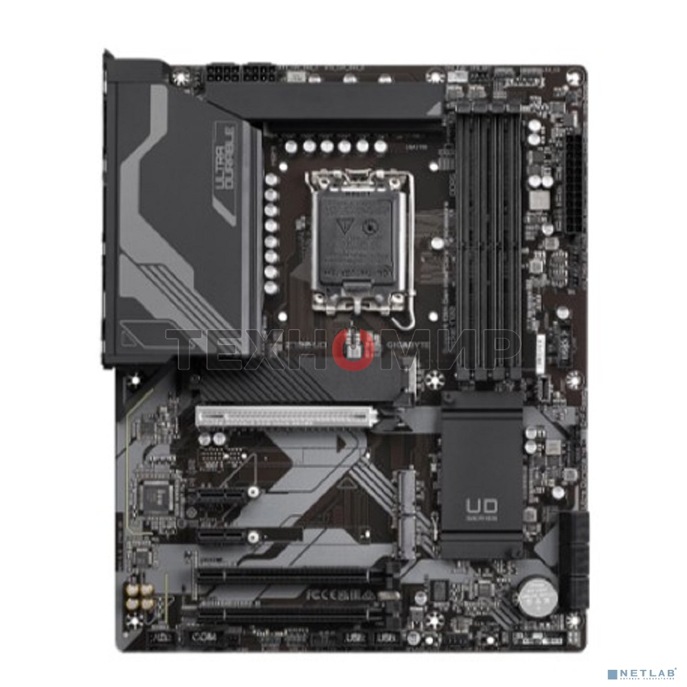 Материнская плата Gigabyte Z790 UD, LGA 1700, Intel Z790, 4xDDR5, 6xSATA, 3xM.2, 1xPCI-E 5.0 x16, 1xPCI-E 4.0 x4, 1xPCI-E 3.0 x1, 1xHDMI, 1xDP, 1x 2.5Gb LAN, 4xUSB-A 2.0, 4xUSB-A 3.2 Gen 1, 1xUSB-A 3.2 Gen 2, 1xUSB-C 3.2 Gen 2x2, 7.1, ATX