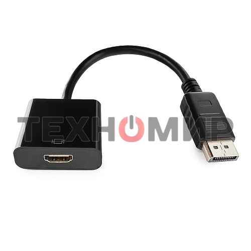 Переходник DisplayPort - HDMI Cablexpert A-DPM-HDMIF-002, 20M/19F, пакет
