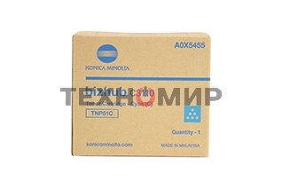 Тонер-картридж Konica-Minolta bizhub C3110 голубой TNP-51C
