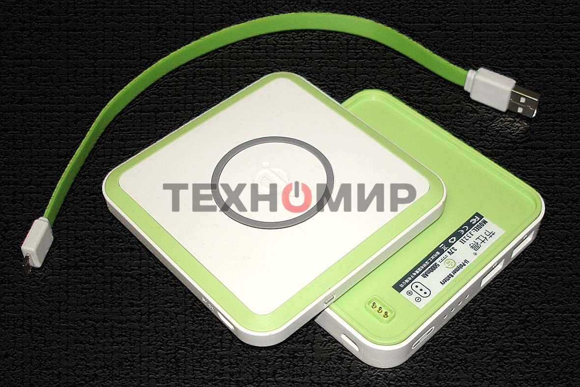 Портативный аккумулятор G-POWER STX6000II J32II на 5000mAh с QI модулем