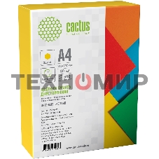 Бумага Cactus CS-CPY-A480500 A4/80г/м2/500л./желтый интенсив