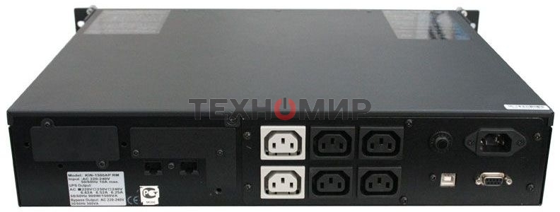 Источник бесперебойного питания Powercom King Pro RM KIN-1500AP RM 900Вт 1500ВА черный