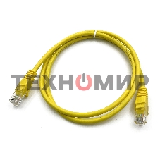 Патч-корд Buro cat.5e 1м желтый RJ-45 (м)-RJ-45 (м)