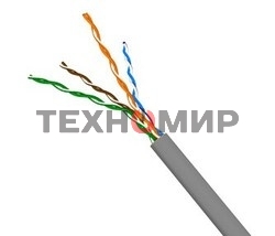 Кабель NewMax FTP CCA, 4 пары, cat.5e, PVC, серый, 305 м.