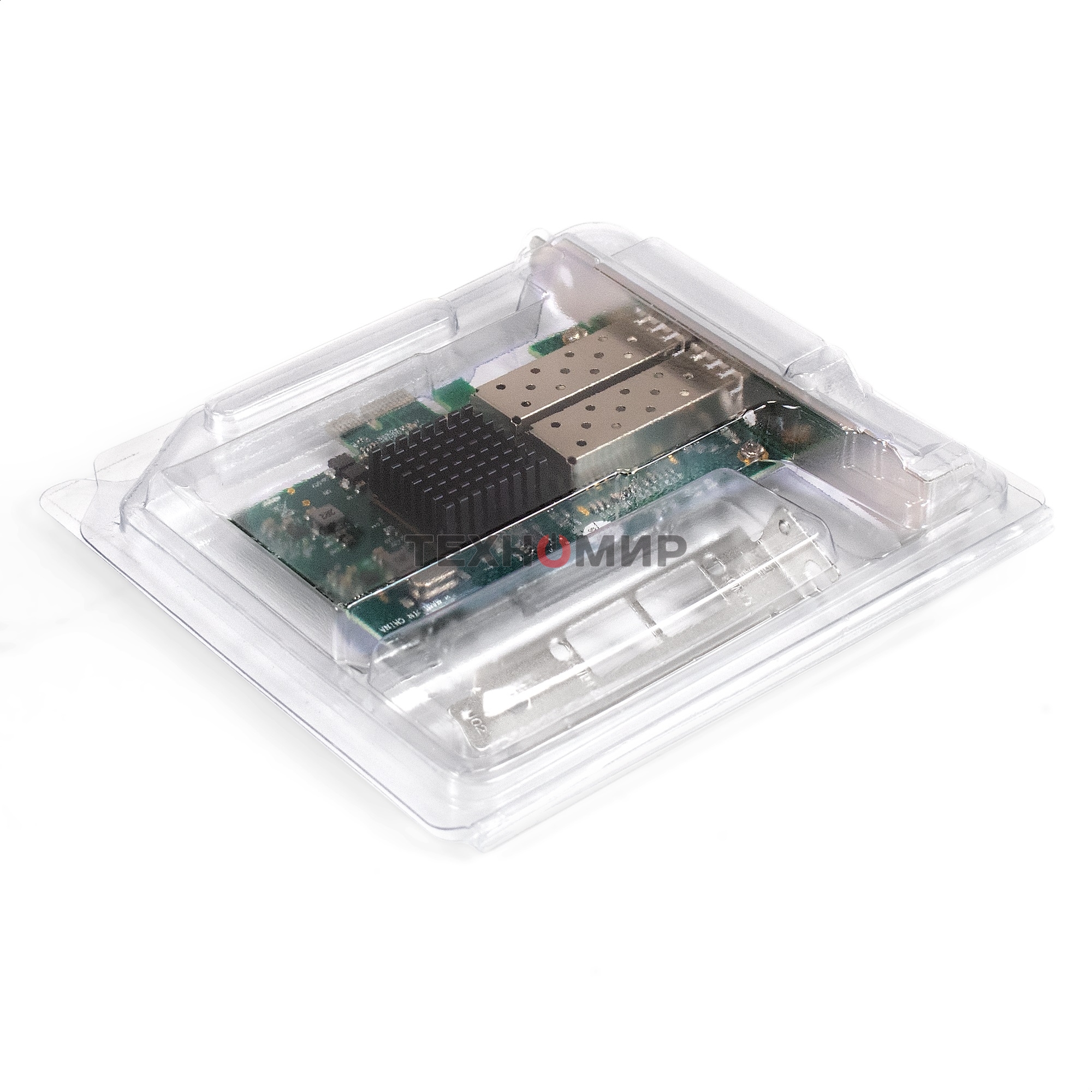 Сетевой адаптер ExeGate EXE-82576-F2 (PCI-E x1 v2.0, порты 2xSFP, 10/100/1000Mbps, Gigabit Server NIC Intel Chipset 82576-F2)