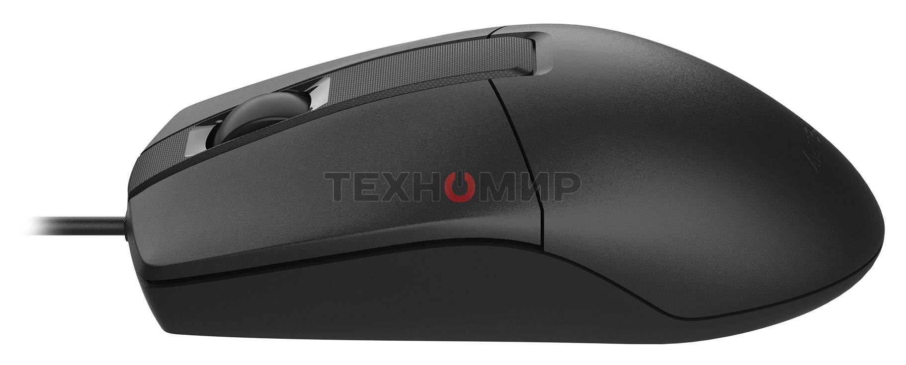 Мышь проводная A4Tech OP-330 черный, 1200 dpi, USB, кнопки - 3
