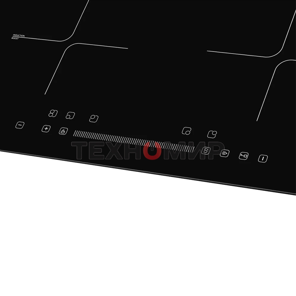 Индукционная варочная панель ICS 612 Индукция, 60 см, 4 конфорки, черный