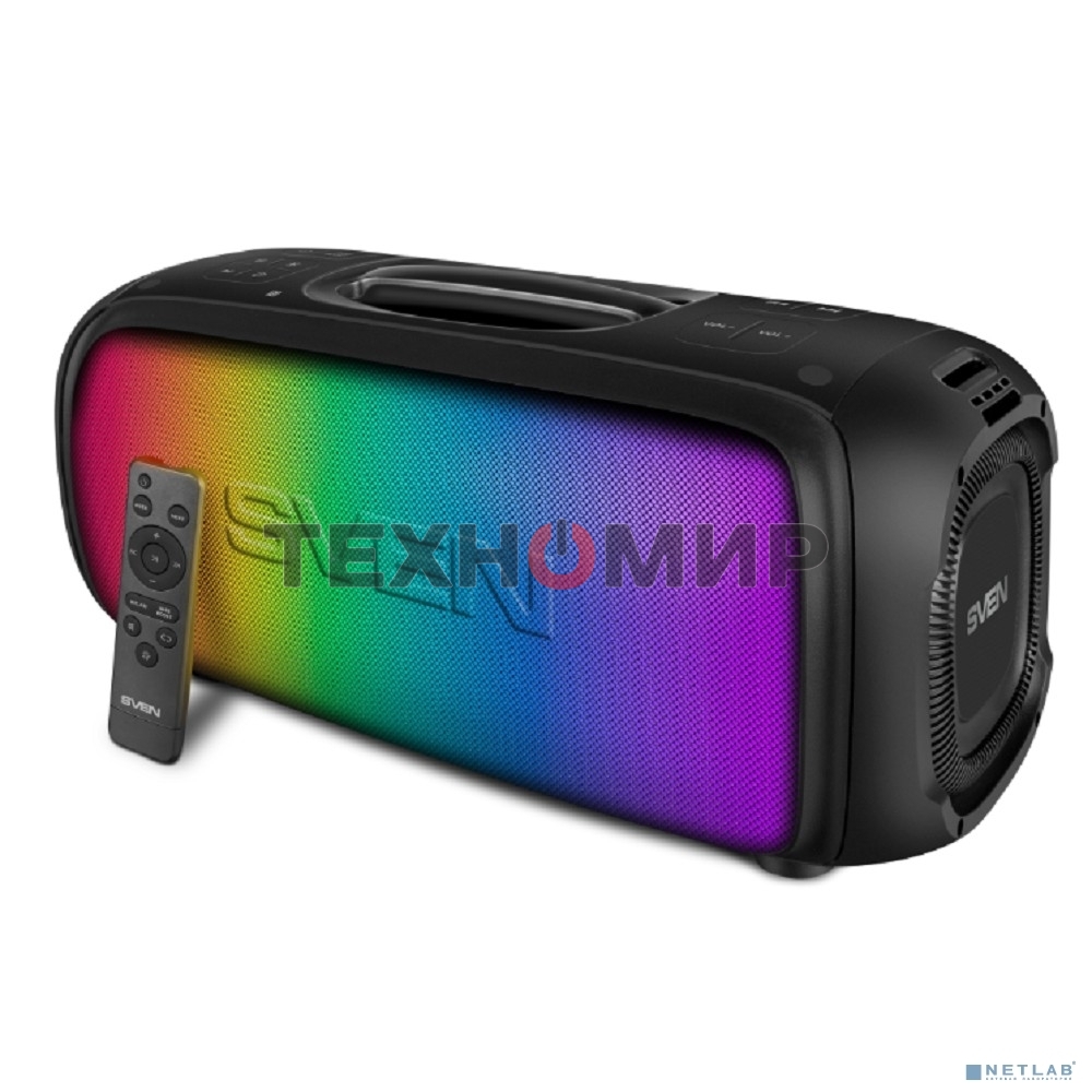 Портативная колонка Sven PS-860 черный 100W 1.0 BT/3.5Jack 5400mAh (SV-022518)