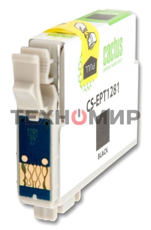 Картридж струйный Cactus CS-EPT1285 черный/голубой/пурпурный/желтый (31 мл) для Epson Stylus SX125/SX425W/SX420W/S22/Office BX305F/BX305FW