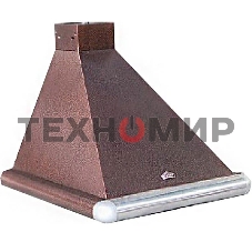 Вытяжка каминная Elikor Сатурн 60П-180-В1Л медный/нерж. сталь, 60 см, 180 куб. м/ч, 48 дБ