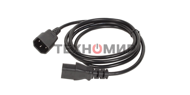 Кабель монитор - компьютер 220V (UPS -> устройство) VCOM VDE 3G*0.5мм (CE001-CU)1.8м