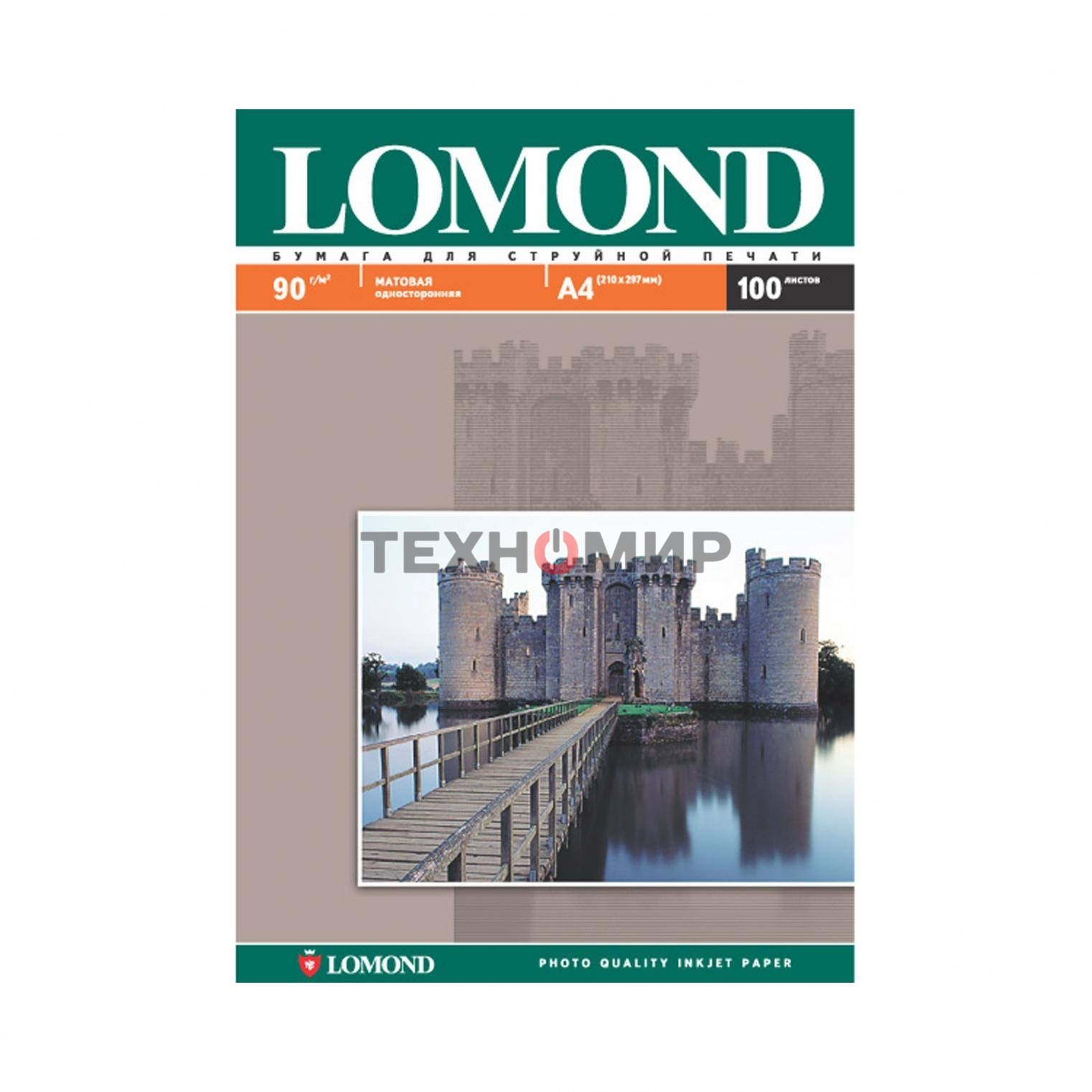 Фотобумага Lomond односторонняя матовая A4/90/100л.