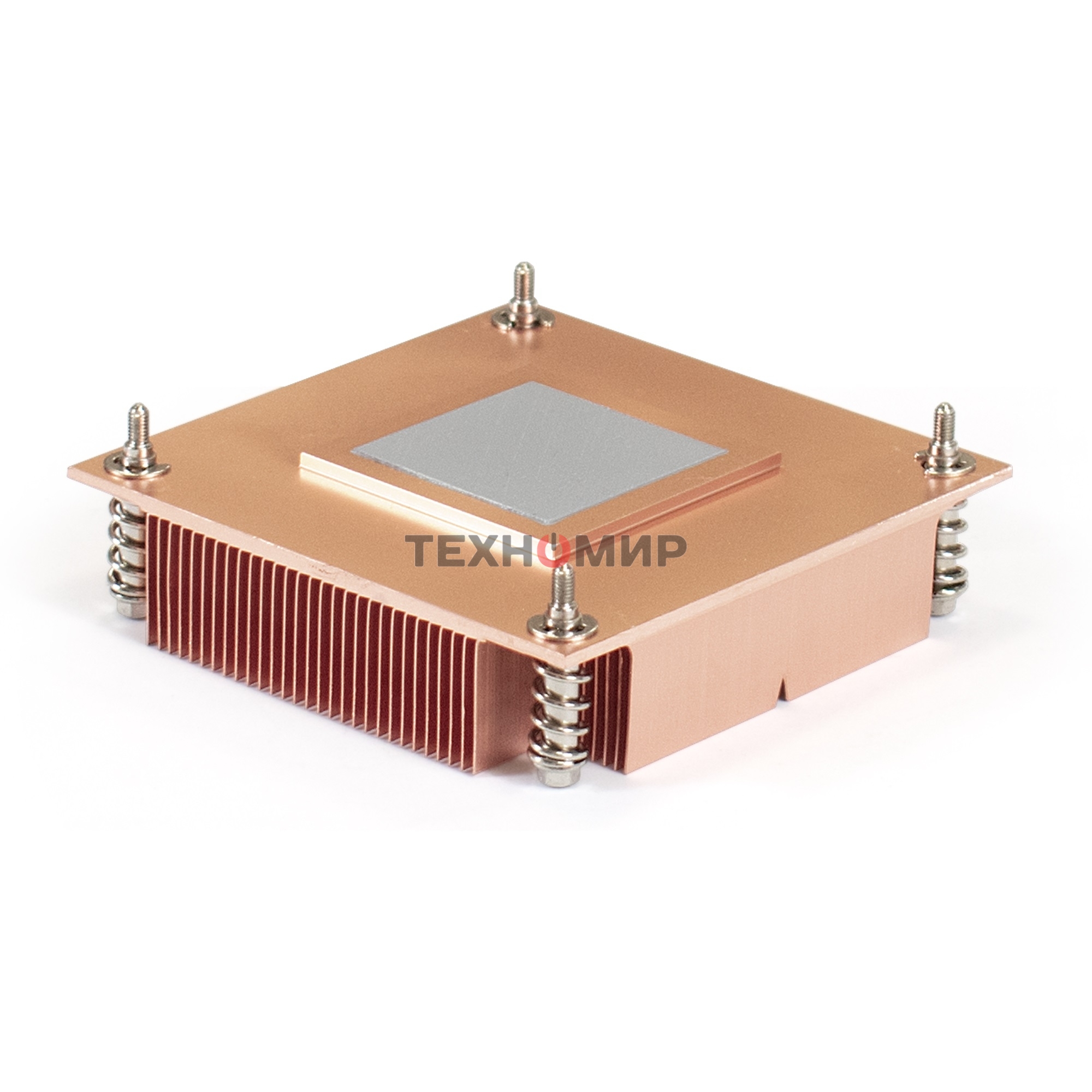 Радиатор для процессора ExeGate ESNK-0046.1U.115x.Cu медный, медь, 100 Вт, 25 мм