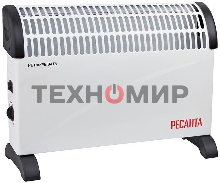 Конвектор электрический Ресанта ОК-1000С белый, 1000 Вт, 15 м2, термостат