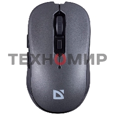 Мышь беспроводная Defender Gassa MM-105 серый, 1600 dpi, радиоканал, USB, кнопки - 6