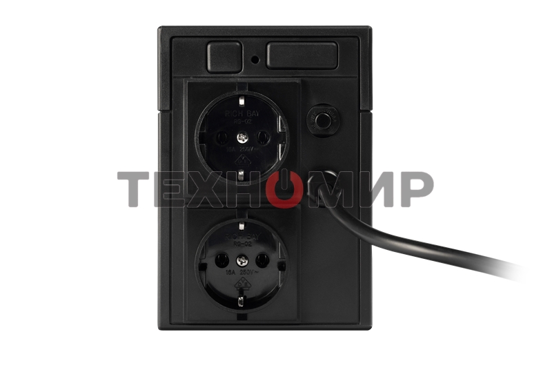 Источник бесперебойного питания SMARTWATT UPS UNI 450 черный 450/250 ВА/Вт, линейно-интерактивный, напольный, LED индикация, Shuko CEE7/4 - 2 шт.