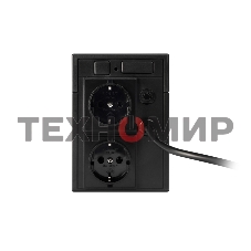 Источник бесперебойного питания SMARTWATT UPS UNI 450 черный 450/250 ВА/Вт, линейно-интерактивный, напольный, LED индикация, Shuko CEE7/4 - 2 шт.