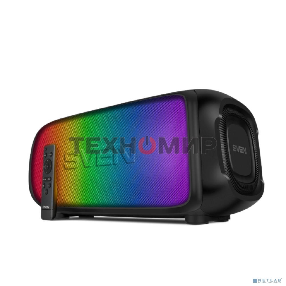 Портативная колонка Sven PS-860 черный 100W 1.0 BT/3.5Jack 5400mAh (SV-022518)