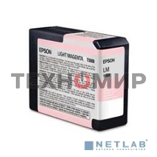 Картридж струйный Epson C13T580B00 светло-пурпурный (80мл)