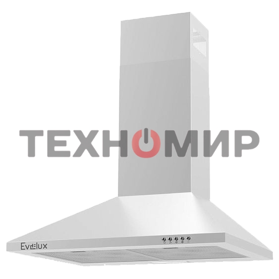 Вытяжка каминная Evelux Favorite 60 W белый, 60 см, 750 куб. м/ч, 45 дБ