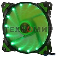Вентилятор для корпуса Crown CMCF-12025S-1222 черный/зеленый, 120 мм, 1650 об/мин, 28 дБ, 3 pin