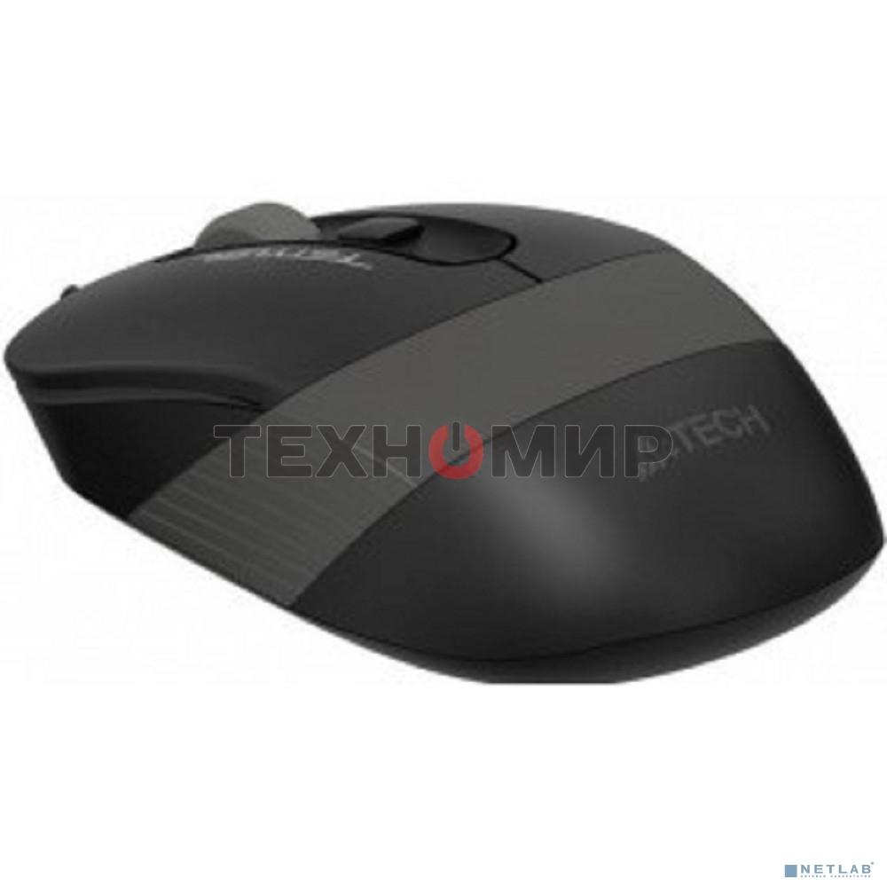 Мышь проводная A4Tech Fstyler FM10 черный/серый, 1600 dpi, USB, кнопки - 4