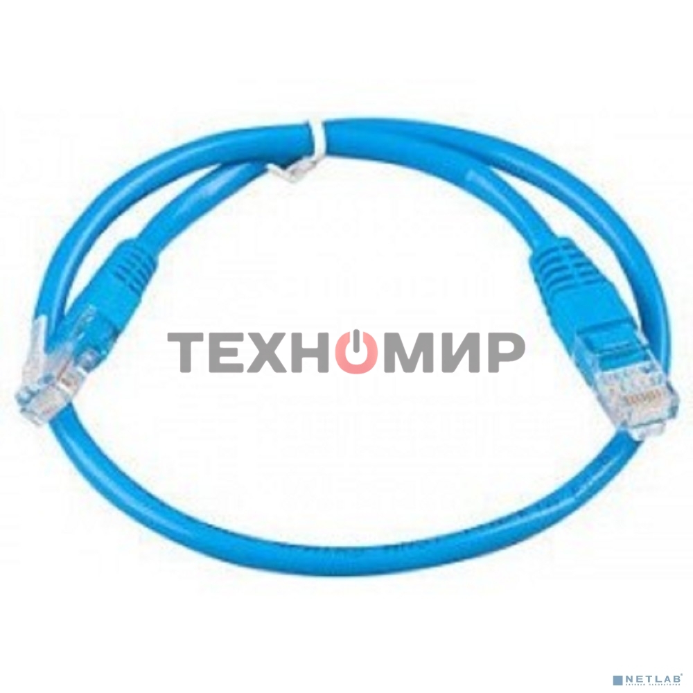 Коммутационный шнур ExeGate Патч-корд UTP Cat.5e, 2м ExeGate синий