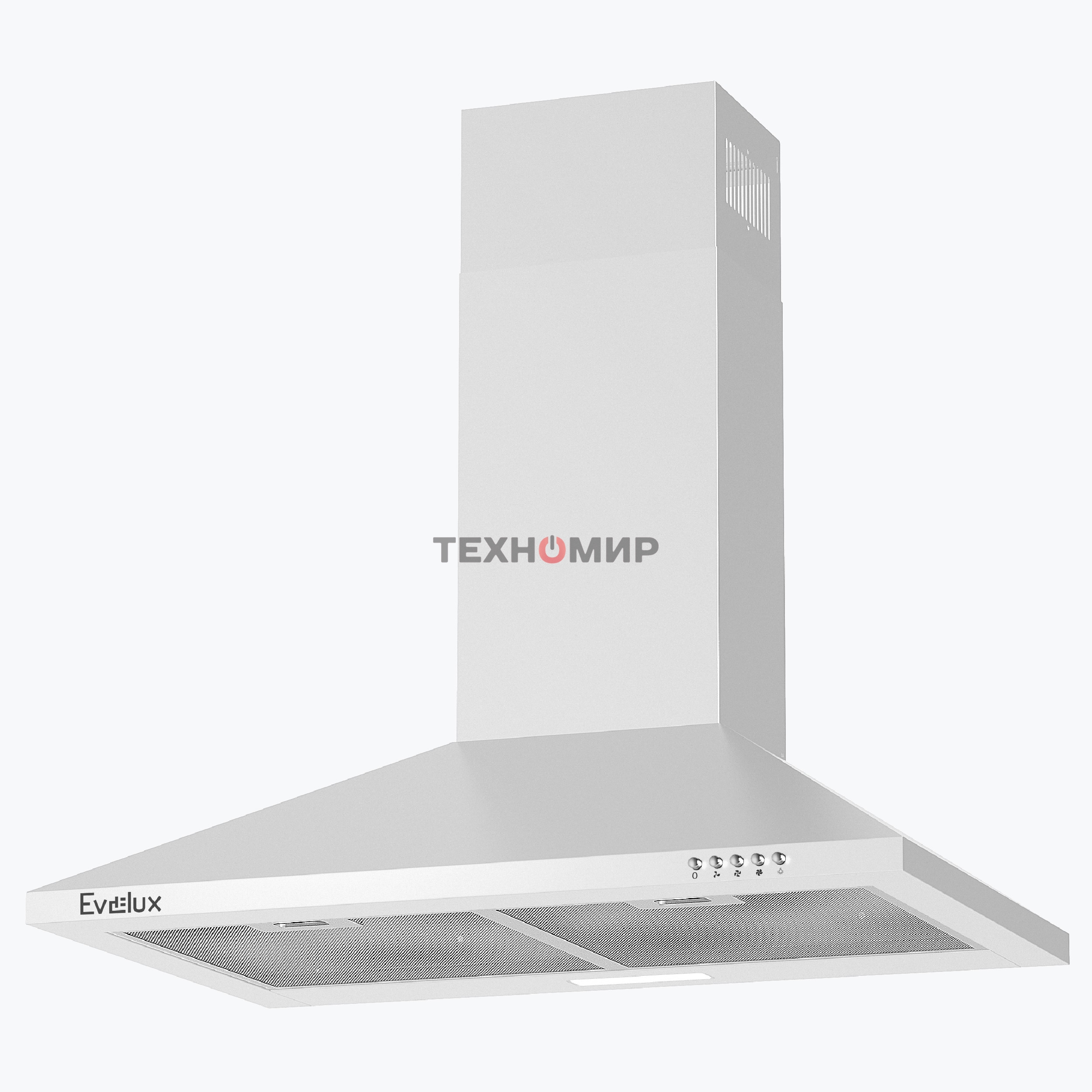 Вытяжка каминная Evelux Favorite 60 W белый, 60 см, 750 куб. м/ч, 45 дБ