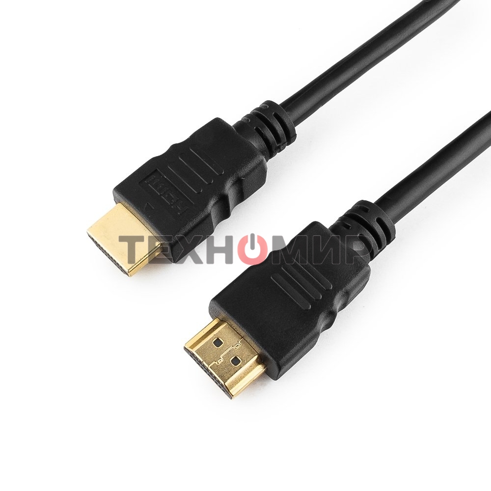 Кабель Cablexpert HDMI CC-HDMI4-10M, 19M/19M, v2.0, медь, позол.разъемы, экран, 10м, черный, пакет
