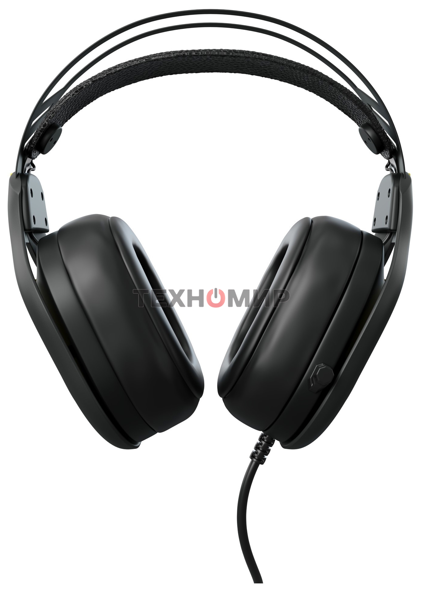 Наушники с микрофоном GMNG HS-L630G черный/желтый 2.2м мониторные оголовье (1533561)