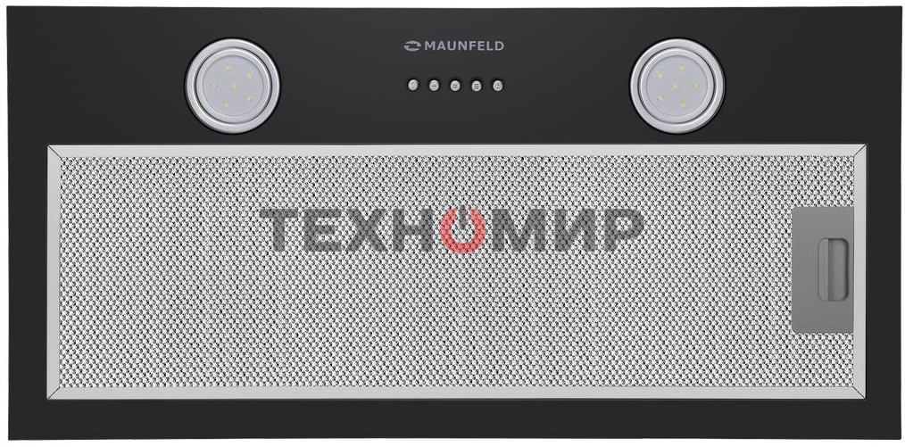Вытяжка встраиваемая Maunfeld THAMES 601PM черный, 60 см, 850 куб. м/ч, 44 дБ