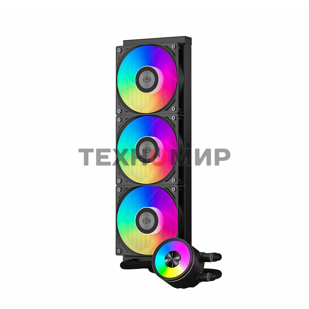 Система охлаждения PCCooler DA360 Pro ARGb черный 120мм алюминий+медь 2200rpm 33.7db 4-pin 300W