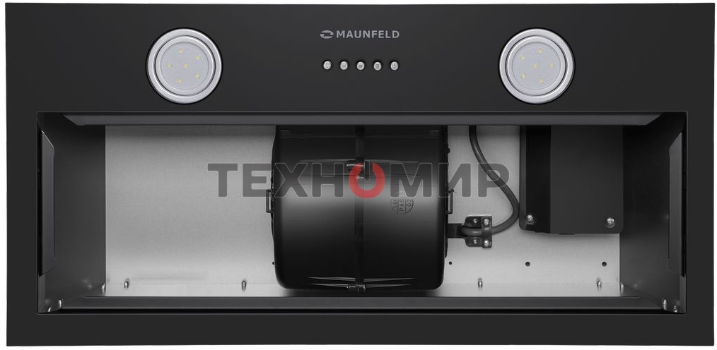 Вытяжка встраиваемая Maunfeld THAMES 601PM черный, 60 см, 850 куб. м/ч, 44 дБ
