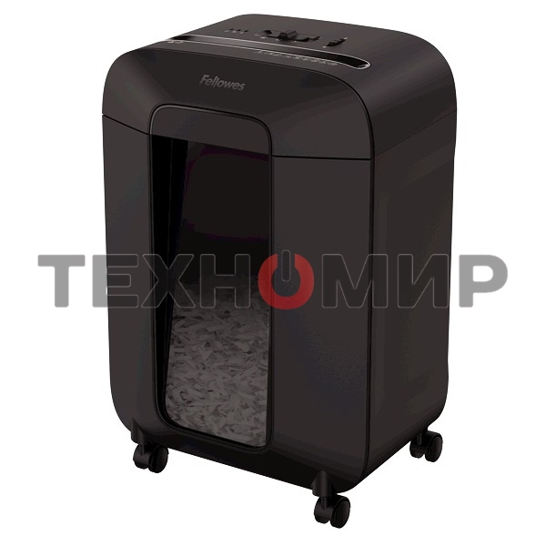 Шредер Fellowes PowerShred LX85 (секр.P-4)/перекрестный/12лист./19лтр./скрепки/скобы/пл.карты