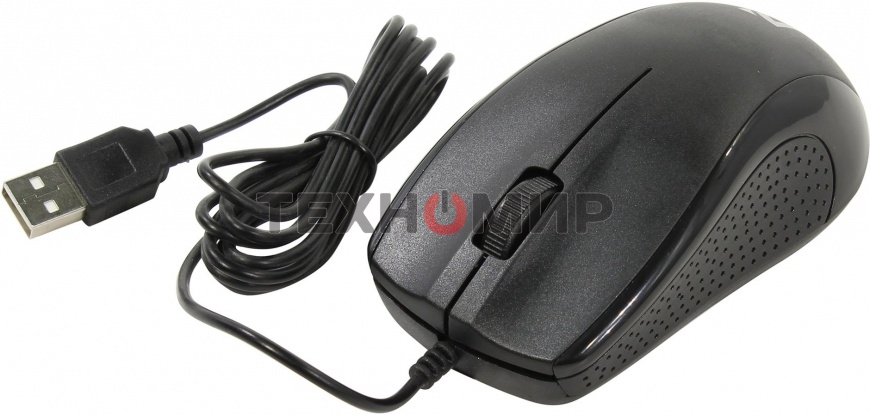 Мышь проводная Defender Optimum MB-160 черный, 1000 dpi, USB, кнопки - 3