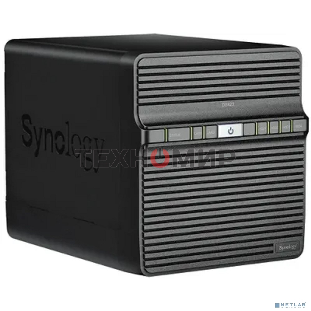 СХД SYNOLOGY настольное исполнение 4BAY NO HDD DS423