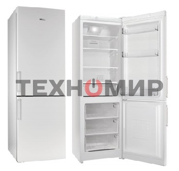 Холодильник Stinol STN 185 белый двухкамерный 227/106 л морозилка снизу